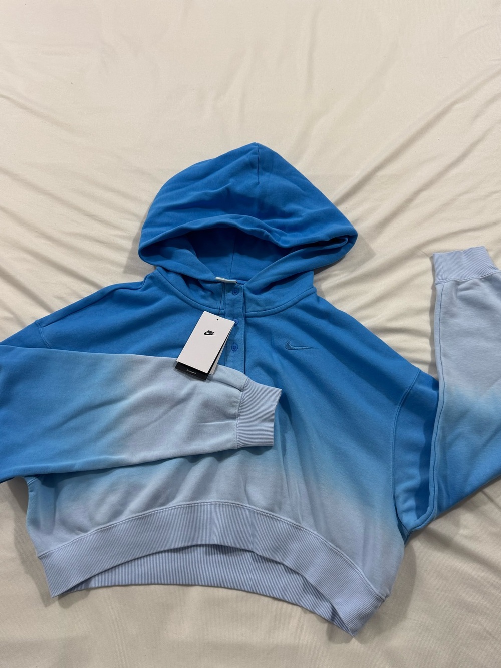 Nike Women's Sportswear Phoenix Fleece Oversized Henley Hoodie
